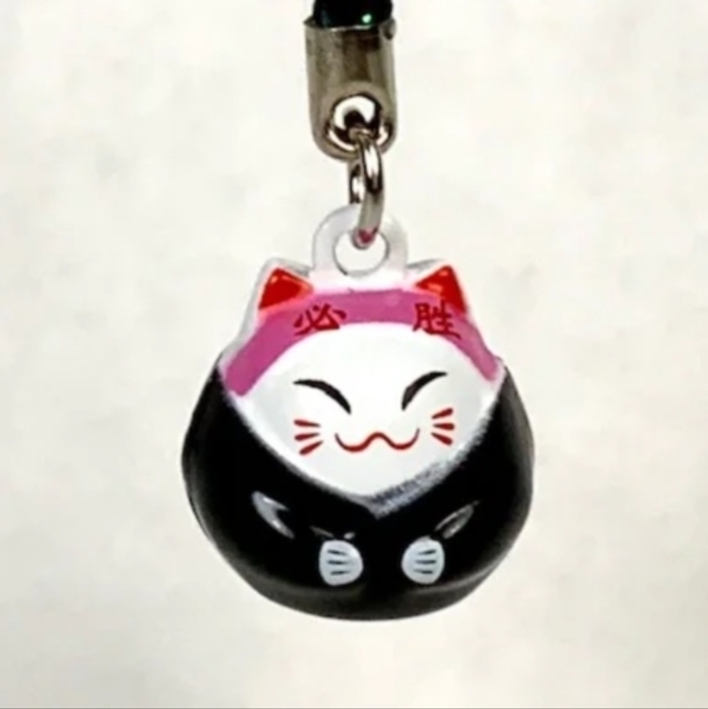 Lucky Cat Charm Phone Case Accessory